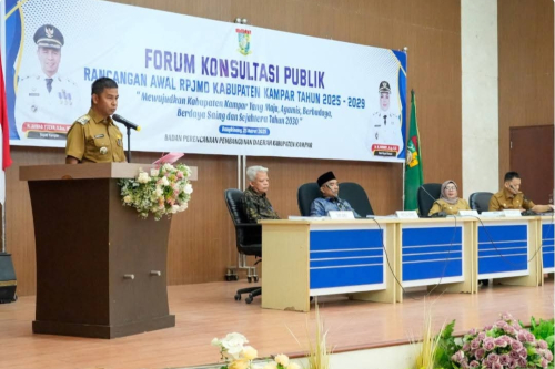 Bupati Buka Forum Konsultasi Publik (FKP) Rancangan Awal RPJMD