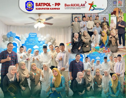 Suasana Lebaran di Rumah Kasatpol PP Kampar