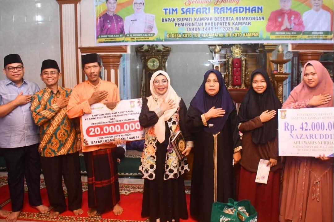 Wabup Misharti Safari Ramadhan di Masjid Al-Hikmah Desa Koto Tuo