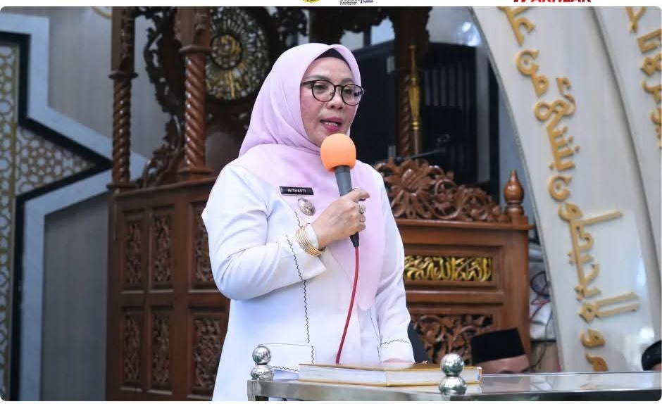 Wakil Bupati Kampar Hadiri Halal bi Halal Kubang Jaya
